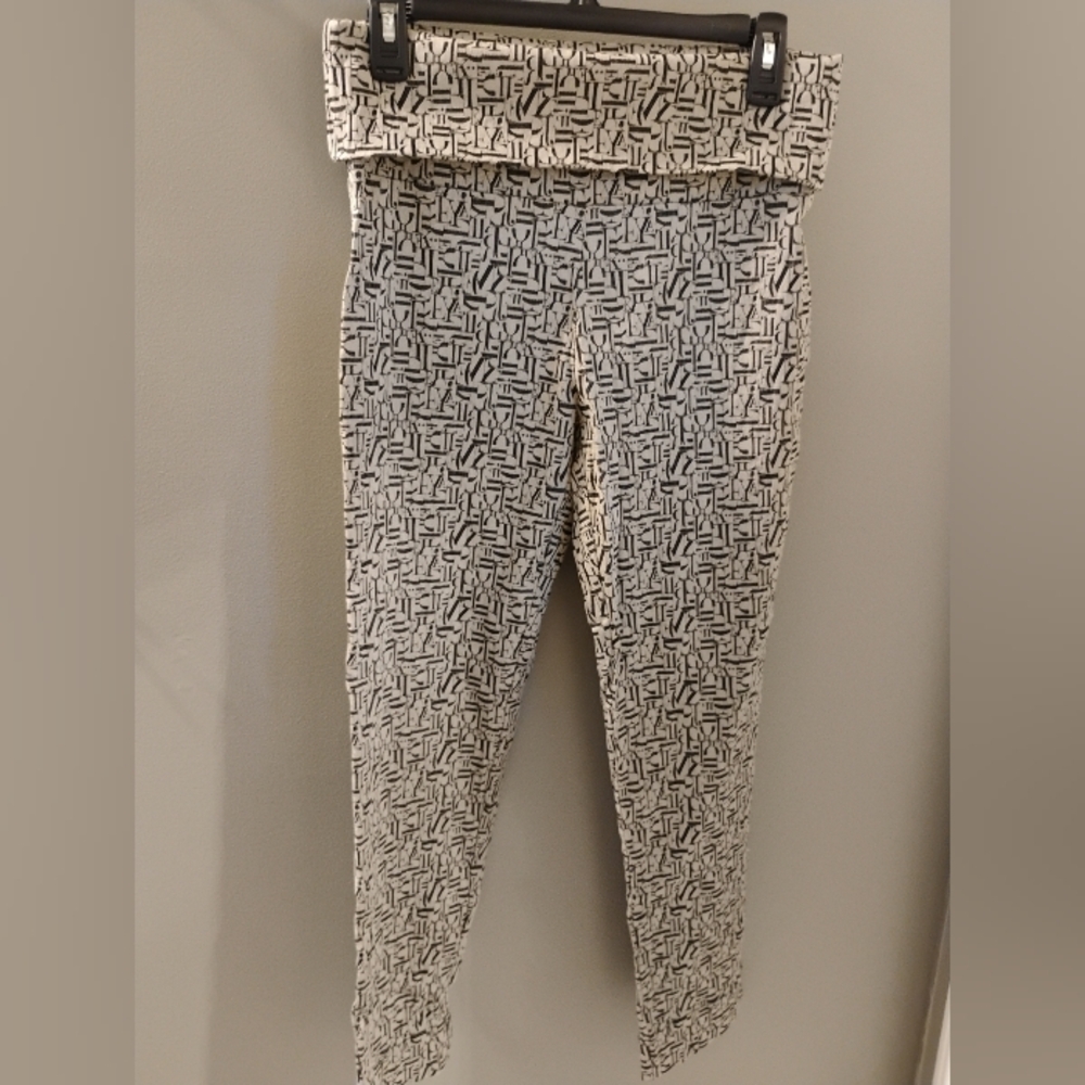 Bitte Kai Rand Magic Stretch Fold Over Pants With Ankle Slits, Size Medium